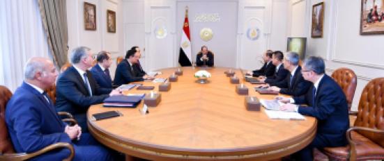 السيسي يستقبل مو دينغيه رئيس مجموعة الصين الوطنية للهندسة