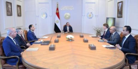السيسي ورئيس ميرسك يناقشان تحويل قناة السويس إلى مركز عالمي للطاقة الخضراء