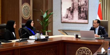 رئيس الوزراء والوفد القطري