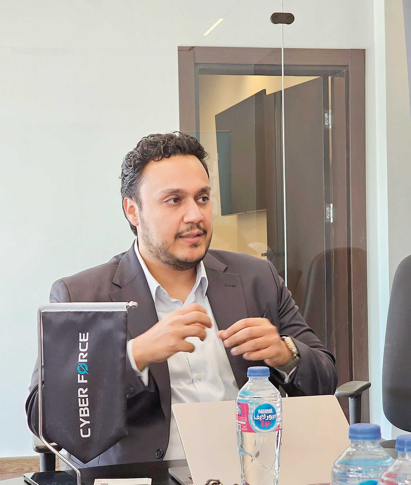 أحمد أمين، الشريك المؤسس لشركة «سايبر فورس» المتخصصة فى حلول الأمن السيبرانى