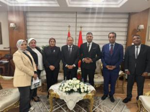 مجلس حقوق الإنسان يلتقي محافظ بورسعيد