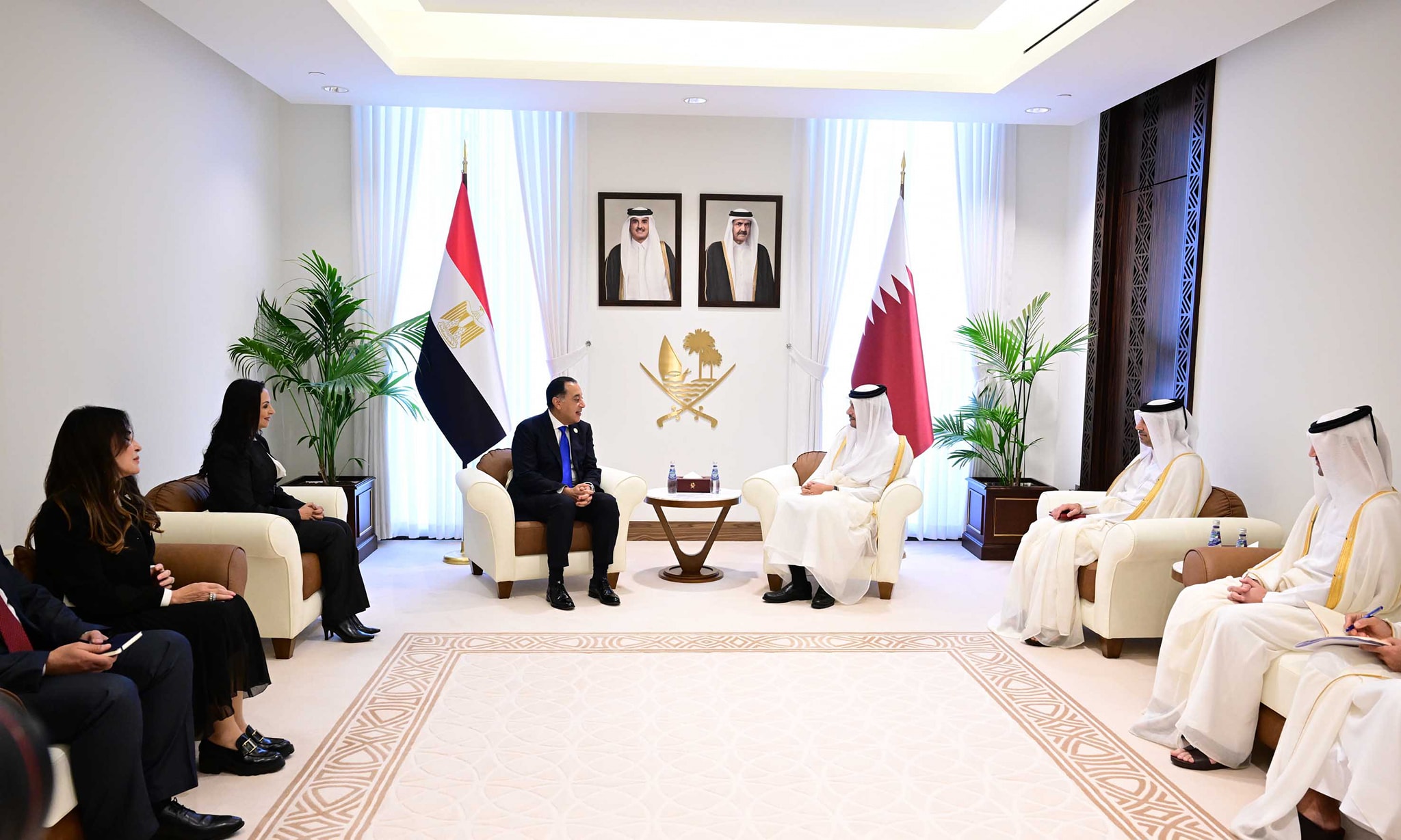 مدبولي في قطر