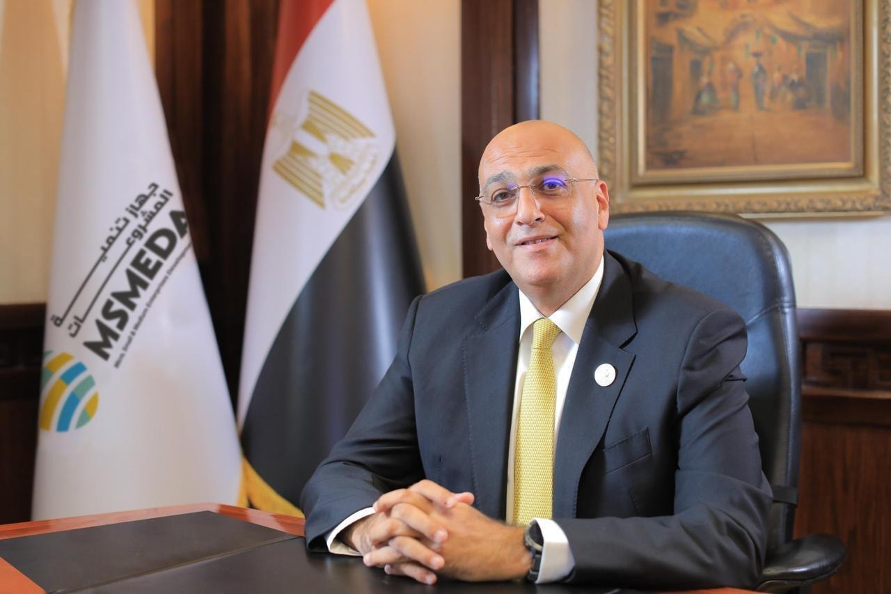باسل رحمي الرئيس التنفيذي لجهاز تنمية المشروعات المتوسطة