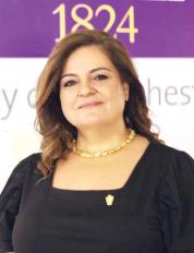 رندة بسيسو الرئيس المؤسس للشرق الأوسط فى جامعة مانشستر دبى