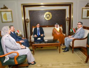 وزير التموين وسفير الامارات