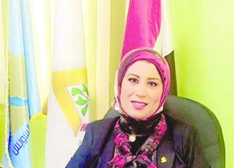 المهندسة أسماء مخلوف رئيس جهاز مدينة السويس الجديدة