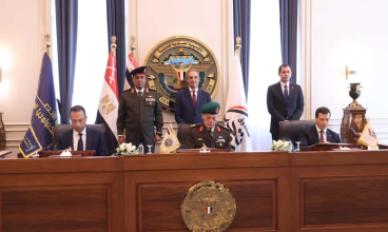 "الاتصالات" توقع بروتوكول تعاون مع "تحيا مصر"و" الأكاديمية العسكرية " لتنفيذ مبادرة الرواد الرقميون