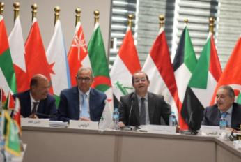 وزير المالية خلال جتماع مجلس الاتحاد العام لغرف التجارة والصناعة