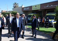 رئيس الوزراء يتفقد نقطة إسعاف قرية «الودي» بالصف