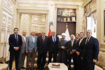 رئيس محكمة النقض ووزير الأوقاف