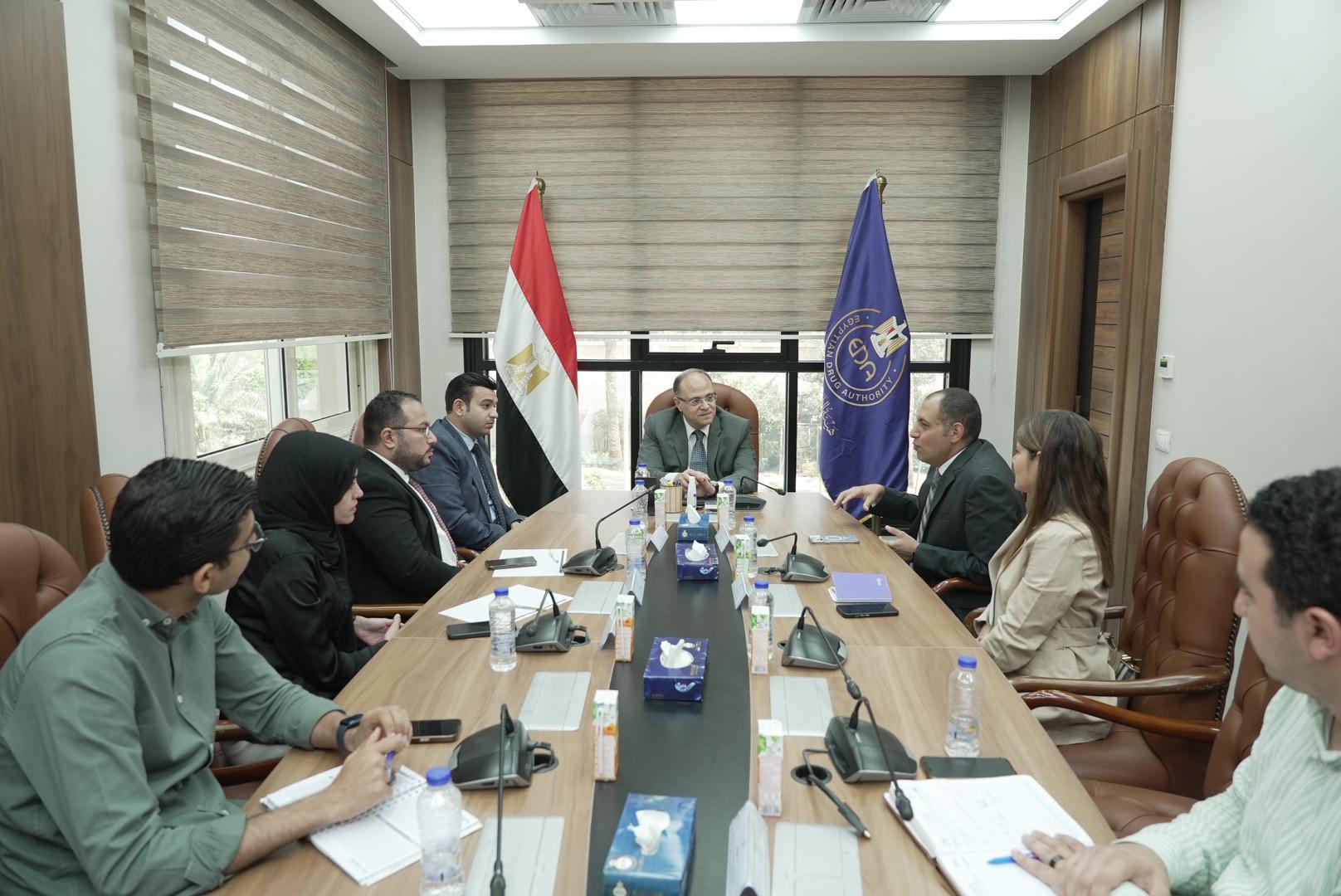 لقاء رئيس هيئة الدواء مع شركة MSD