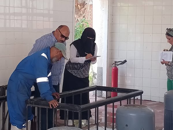 جولة تفقدة بمحطات صرف ببورسعيد