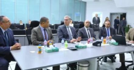 لقاء وزير البترول بقيادات مركز التحكم بجاسكو