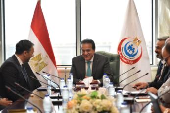 وزير الصحة يستقبل المدير التنفيذي لـ "HP"