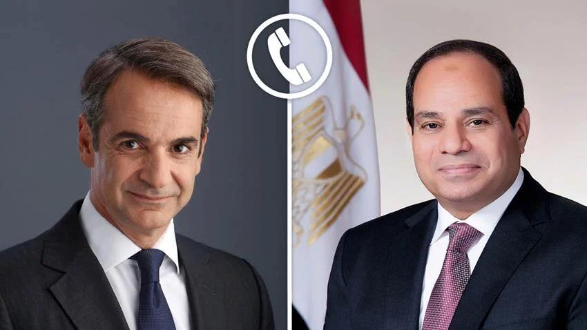 الرئيس السيسي ورئيس وزراء اليونان