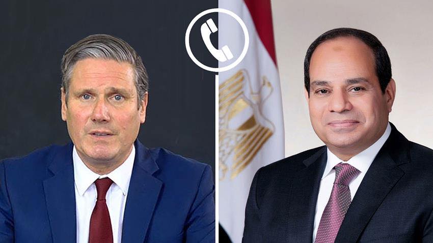 الرئيس السيسي ورئيس الوزراء البريطاني