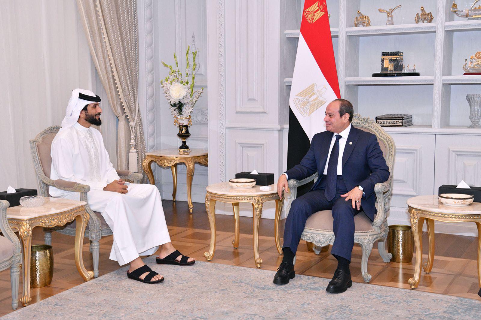 الرئيس السيسي والشيخ ناصر بن حمد بن عيسى آل خليفة