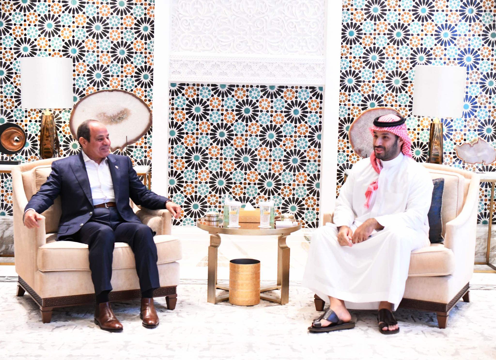 الرئيس السيسي وولي العهد السعودي