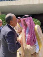 وزير الخارجية ووزير التجارة السعودي