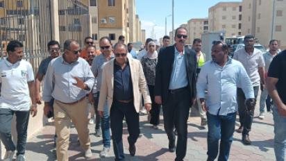 جولة محافظ بورسعيد داخل مدينة سلام مصر