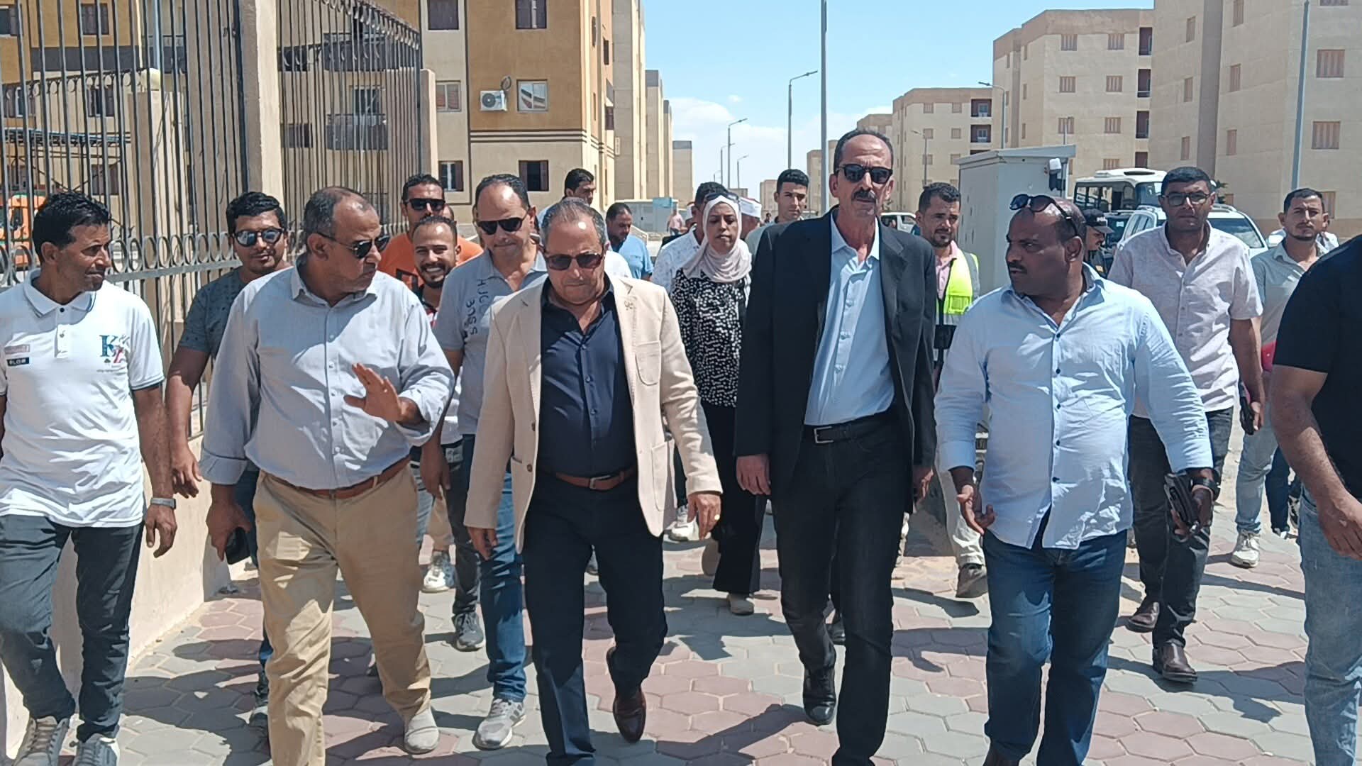 جولة محافظ بورسعيد داخل مدينة سلام مصر
