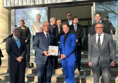 المهندس عصام النجار ومسؤولو الرقابة على الصادارات الألمانية 
