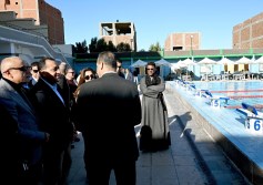 مدبولي يتفقد حمام سباحة سيتي كلوب بالأقصر 