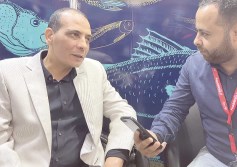 أشرف الملاح رئيس شركة الزهراء لتصنيع الأسماك