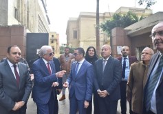 وزير الاستثمار ومحافظ القاهرة بمربع الوزارات وسط البلد