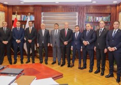النائب العام يستقبل رئيس الاستئناف لنيابة استئناف الإسماعيلية 