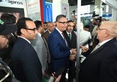وزير التموين يفتتح معرض تكنولوجيا صناعة الحبوب