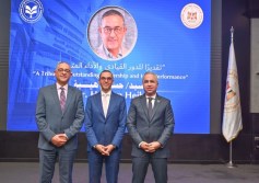 وزير الاستثمار يكرم حسام هيبه