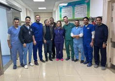 فريق عمل مستشفى التأمين الصحي بالعاصمة الجديدة