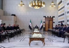 الشرع وفد مصري 