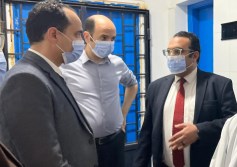 رئيس هيئة الرعاية الصحية يتفقد مستشفى النصر