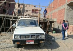 جانب من  رصد  مخالفات بناء بالقصير