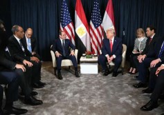 الرئيس السيسي ونظيره الأمريكي