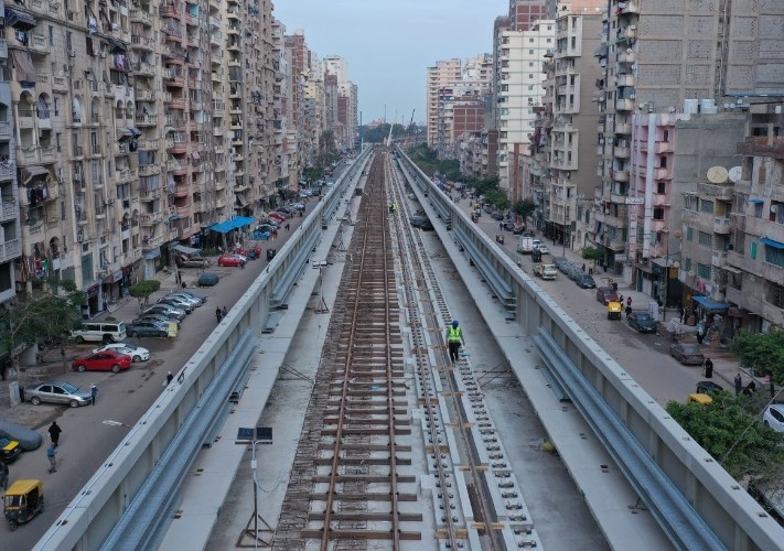 مترو الإسكندرية انشاءات