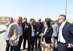 جولة تفقدية لوزيرة الإسكان بمدينة العبور 