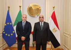 وزير العدل وسفير ايطاليا