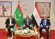 وزير العدل مع وفد قضائي موريتاني