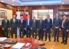 النائب العام يستقبل رئيس الاستئناف لنيابة استئناف القاهرة لعرض الكشوف ربع السنوية 