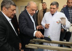 وزير الكهرباء وقيادات الهيئة