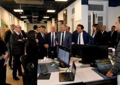 المهندس وجدي رضوان، نائب وزير النقل للسكك الحديدية والجر الكهربائي، والدكتور المهندس طارق حامد جويلي