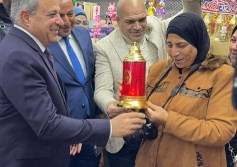 محافظ بورسعيد يفتتح معرض رمضان الخير