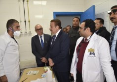 جولة المحافظ بمستشفى الصدر