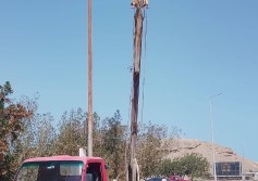 أعمال الإنارة بالبحر الأحمر