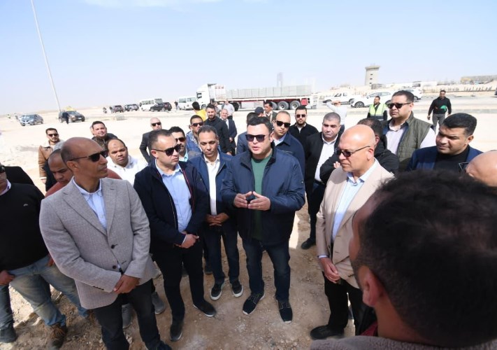 الشربيني في جولة بالعلمين الجديدة