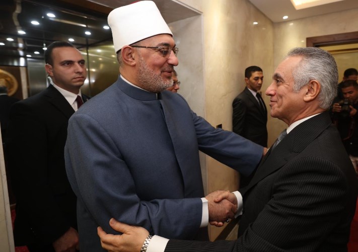 وزير العدل ومفتي مصر 