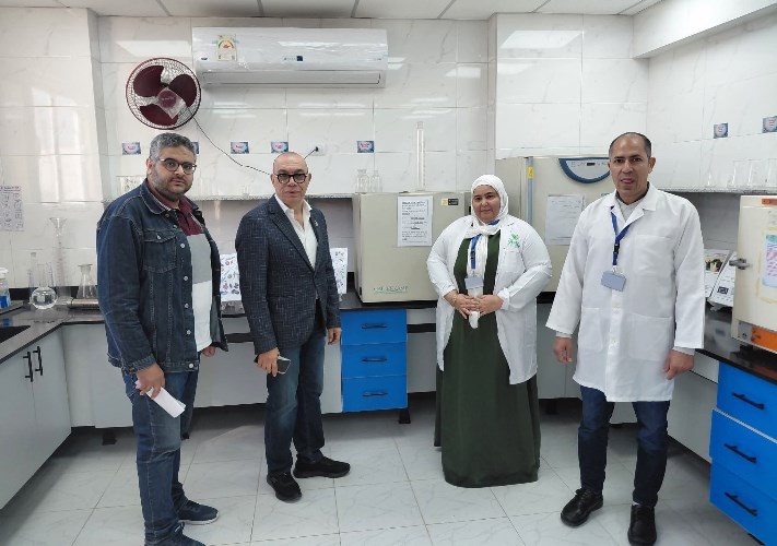 وكيل وزارة الصحه يتابع معامل الغذاء